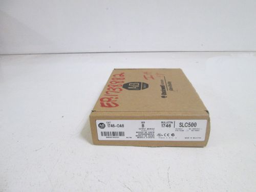 ALLEN BRADLEY OUTPUT MODULE 1746-OA8 SER. B *NEW IN BOX*