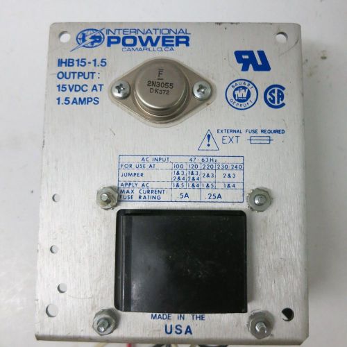 90 Volt DC Power Supply IHB15-1.5