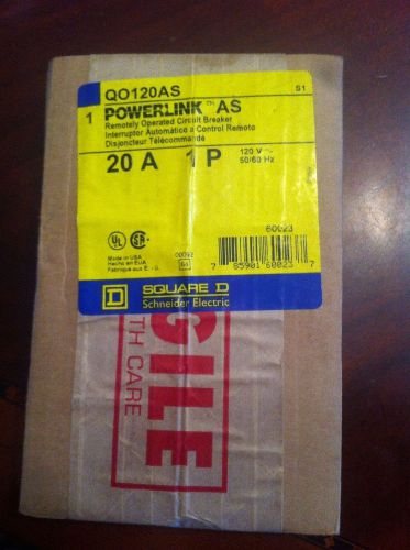 Square D Powerlink AS 20 Amp Circuit Breaker NIB