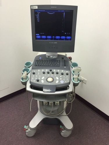 SIEMENS ACUSON X300 PREMIUM ULTRASOUND SYSTEM WITH P4-2, CH5-2 &amp; VF8-3