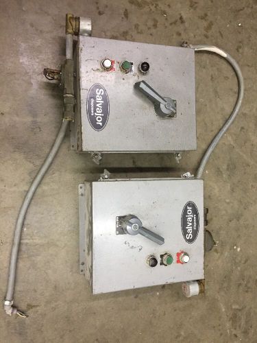 2 Control Boxes Salvajor Waste Garbage Disposal Motor Control