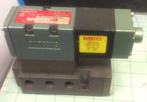 Numatics 152SA43CK 120V .09A 1/4&#034; 150PSIG Solenoid Valve &amp; Capsule Assy w Light