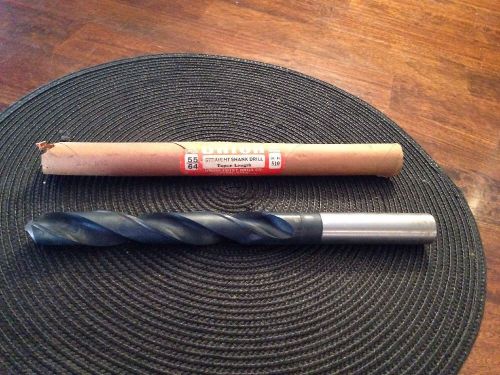 UTD Union Twist Drill 510 Straight Shank Taper Length 55/64&#034; Bit In Tube