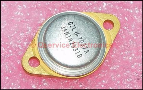 1 PCS Siemens 1N2831B JAN 50 Watt Mil Specs Zener Diodes, 51V, Gold Plated NOS