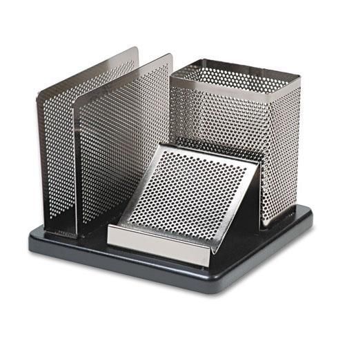 NEW ROLODEX E23552 Distinctions Desk Organizer, 5 7/8 x 5 7/8 x 4 1/2,