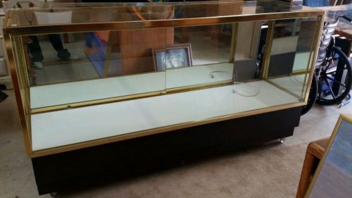 Glass display case