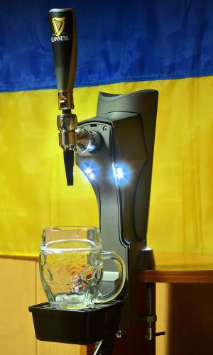 New! Beer Tap Faucet Draft Sing Tower keg Lights Logo Guinness Coupler U Pomp