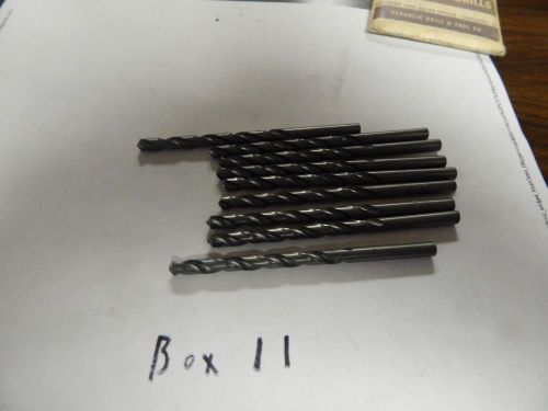 &#034;REPUBLIC&#034; Twist Drill Bits &#034;1&#034; Size, lot of 9 Pcs