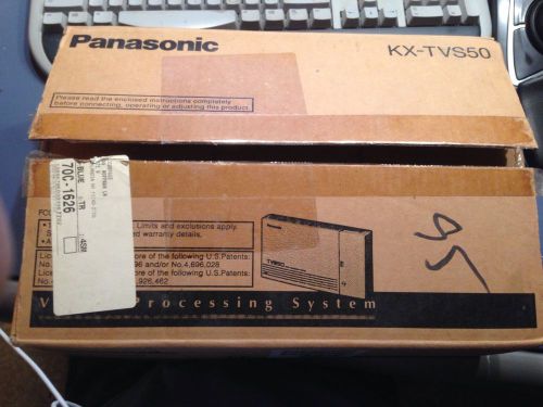 NEW PANASONIC KX-TVS50 KXTVS50 2 PORT VOICE MAIL SYSTEM