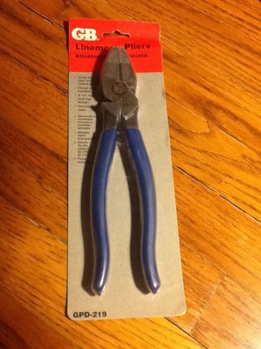 GB Linesmen&#039;s Pliers.  GPD-219