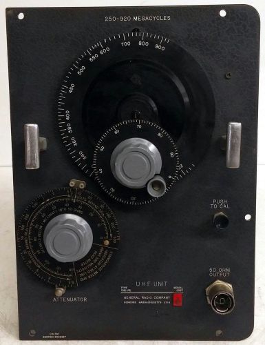 GENERAL RADIO TYPE 1021-P2 UHF UNIT FOR TYPE 1021-A SIGNAL GENERATOR