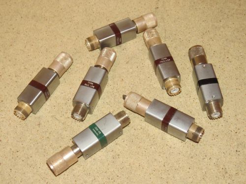 ^^ CONNECTOR LOT # 10  (7 PIECES)-  TEKTRONIX TERMINATIONS- 011-048 / 011-031 +