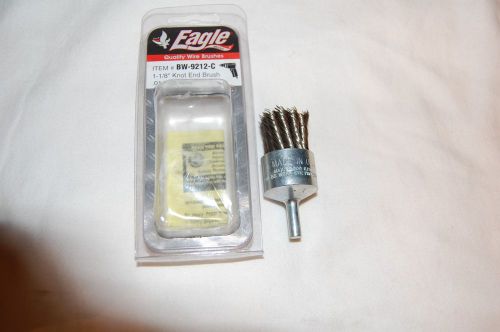 Eagle 1-1/8&#034; knot end brush .014 ss wire bw-9212-c for sale