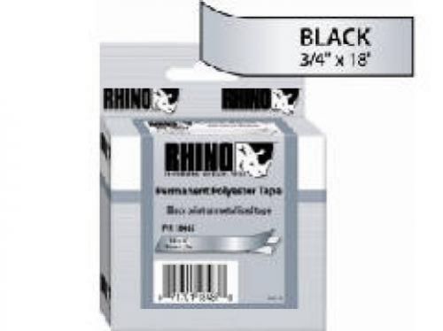 NEW DYMO 18487 RHINO 3/4 METALLIZED PERMANENT LABELS