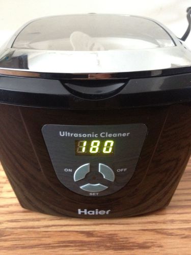 DIGITAL HAIER HU781B ULTRSONIC CLEANER JEWELRY CARBURETORS WATCH STAND  NEW