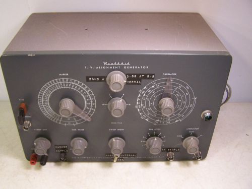 HEATHKIT T V ALIGNMENT GENERATOR Radio Test Equipment Vintage Electronics TS-4A