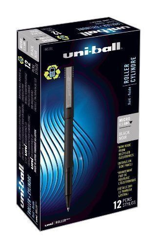 2 PACKS -  UNI-BALL MICRO 0.5MM ROLLERBALL PENS! 2 Dozen Pens!! NEW!!