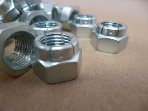 7/16-14 FLEX TYPE HEX STEEL ZINC PLATED FULL HEIGHT LOCK NUTS ( 20pcs )