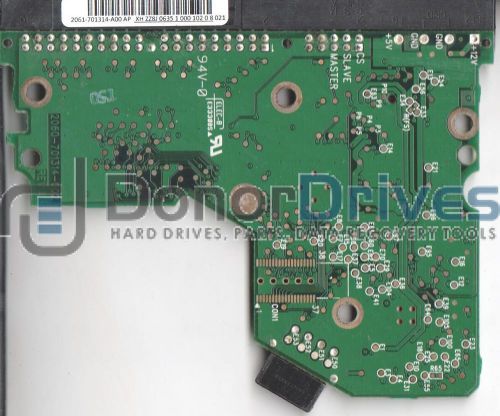 WD3200SB-00KMA0, 2061-701314-A00 AP, WD IDE 3.5 PCB + Service