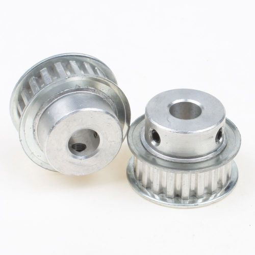 2Pcs XL Type Aluminum Timing Belt Pulley 20 Teeth 10mm Bore for Machine Tools