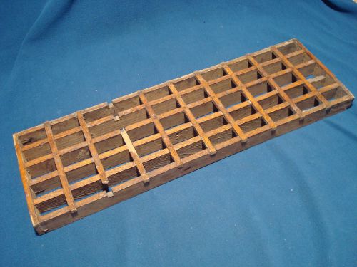 Vintage Salvaged Wood Floor Grate Vent  6X20