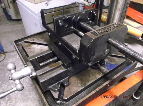 Dayton Cross Slide Drill Press Heavy Duty Dual Axis Vice 8&#034; Jaw Width