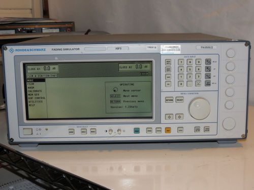 Rohde &amp; schwarz baseband fading simulator abfs-b1 1115.0009.02 &amp;  b49 for sale