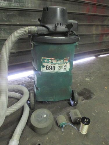 GREENLEE 690 BLOWER / VAC SET UP  1/2-5&#034; CAPACITY