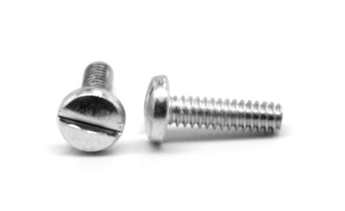 #10-32x1/2 Machine Screw Slotted Pan Hd UNF Steel / Zinc Plated Pk 200