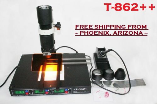 T862++ REWORK STATION PRE-HEATING SYSTEM INFRARED BGA SMT SMD IR-LAMP TECHNOLOGY