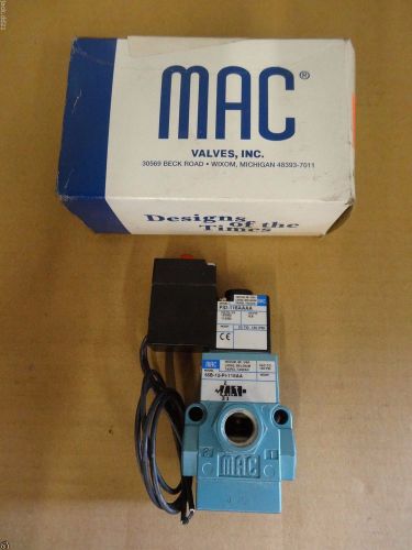 NEW 3/4&#034; Mac 3 Way Balanced Spool Solenoid Valve 55B-12-PI-116AA NEW