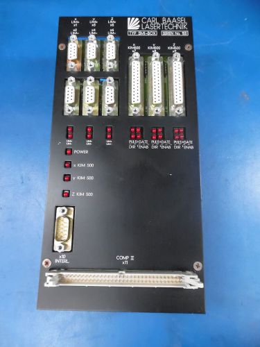 CARL BAASEL LASERTECHNIK LASER CONTROL UNIT TYP SMI-BOX W/ W91011.S L-S BOARD