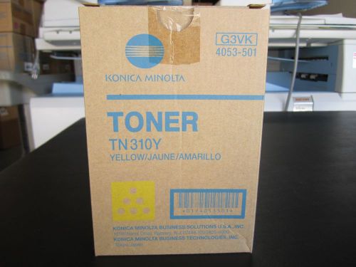 OEM KONICA MINOLTA BIZHUB C351 C450 C350 YELLOW TONER CARTRIDGE 4053-501 TN310Y