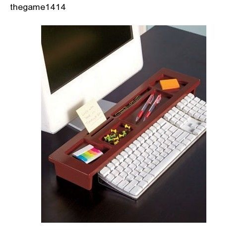 Desktop Organizers Work Computer Laptop Keyboard Office Supplies Easy Storage