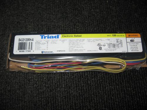 New Triad B432I120RH-A Electronic Ballast (120 Volt)