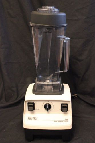 Used VITA-MIX 5000 Blender Total Nutrition Center! Works &amp; Looks Great! White VG