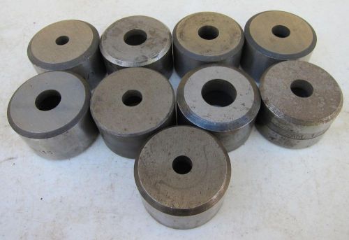 Lot of 9 Dies - 1-4/5&#034; Base Diameter - CPD F55