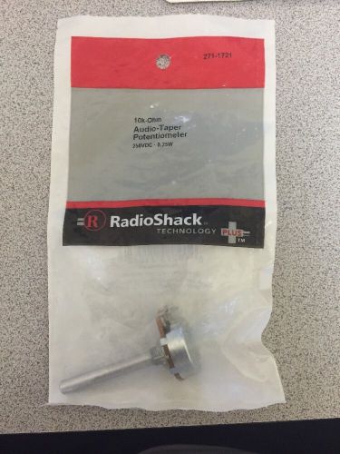 New 10k-ohm audio-taper potentiometer 271-1721 for sale