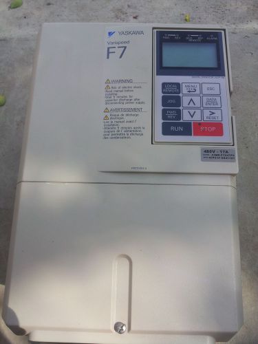 YASKAWA VARISPEED F7 CIMR-F7U47P5 17A 13KVA