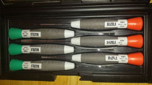 6 piece set irazola screwdriver proffessional electrician journeyman precision