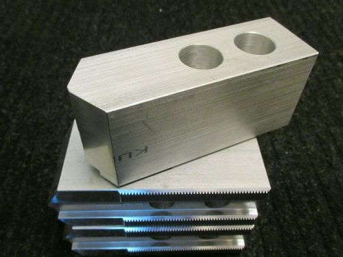 Aluminum soft jaws 10 inch lathe 60 deg X 1.5mm