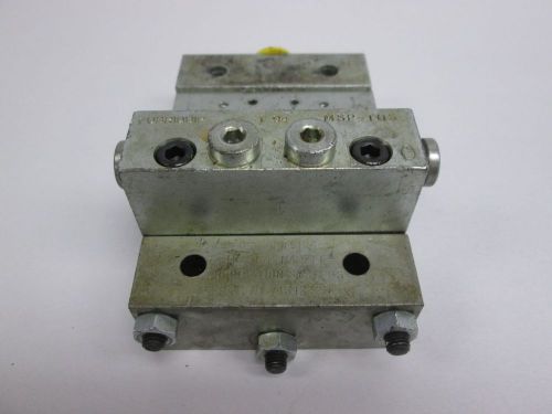 LUBRIQUIP F94 MSP-10S LUBRICATOR MODULAR ASSEMBLY HYDRAULIC VALVE D278115