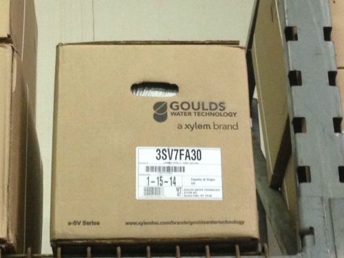 GOULDS 3SV7FA30 7 STG ESV STAINLESS VERTICAL WATER PUMP LIQUID END GRUNDFOS CR3