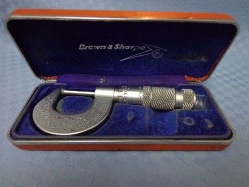 BROWN &amp; SHARPE 2  MICROMETER  with original case