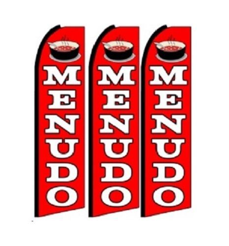 Menudo King Size Polyester Swooper Flag Banner  Pk of 3