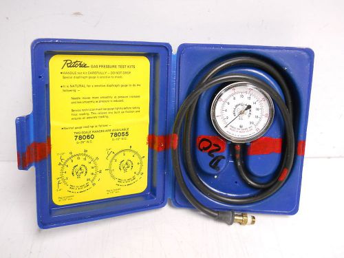 Ritchie gas pressure test kit yellow jacket 78060 0-35&#034; w.c. for sale