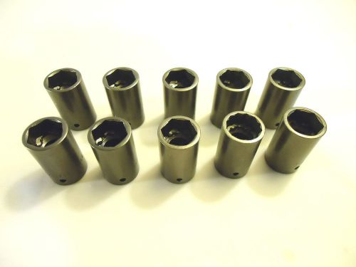 Non-Magnetic Impact Sockets, 10 pcs, 1/4” Drive X 7/16” Hex, Hanson, USA, #93612