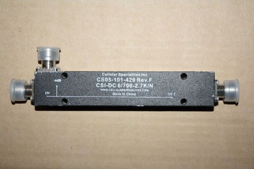 Cellular Specialties Inc CS05-101-429 CSI-DC 6/700-2.7K/N