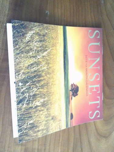 Mini Wall Calendar 2015 Sunsets