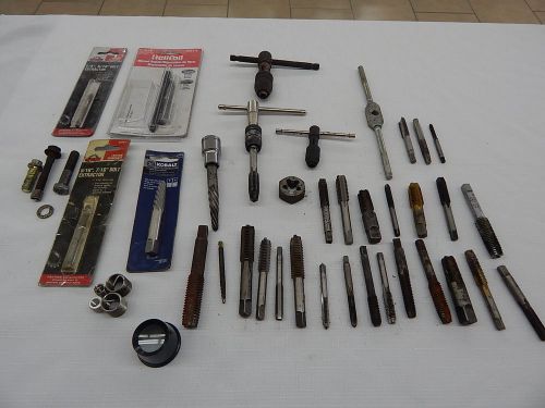 Large Tap and Die Lot ~ Kobalt / Gem/ Hell Coil / Craftsman/Mac etc.